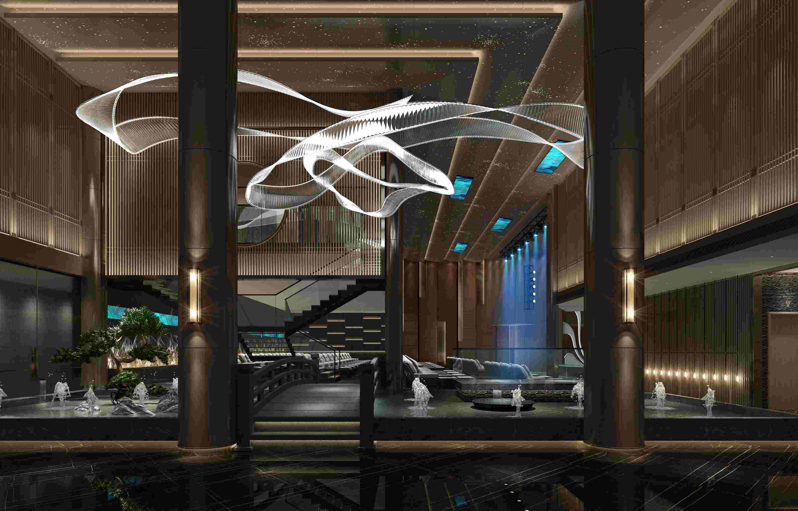 東莞三亞水療會所功能區丨君子設計，和而不同