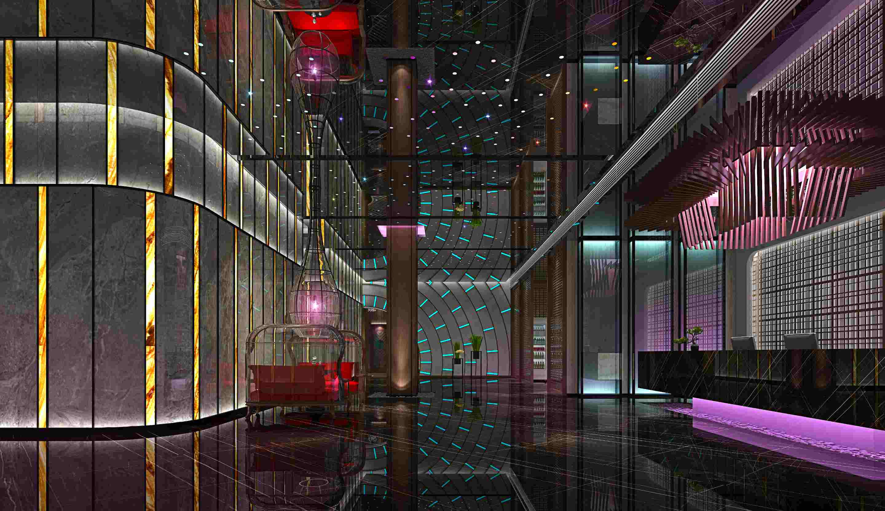 貴州K歌沐足會所丨五彩斑斕，霓虹璀璨，眾元素的碰撞相生