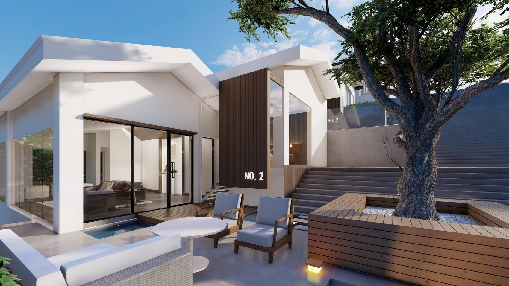 重慶江邊別墅丨傳統與現代的融合，打造古韻新中式