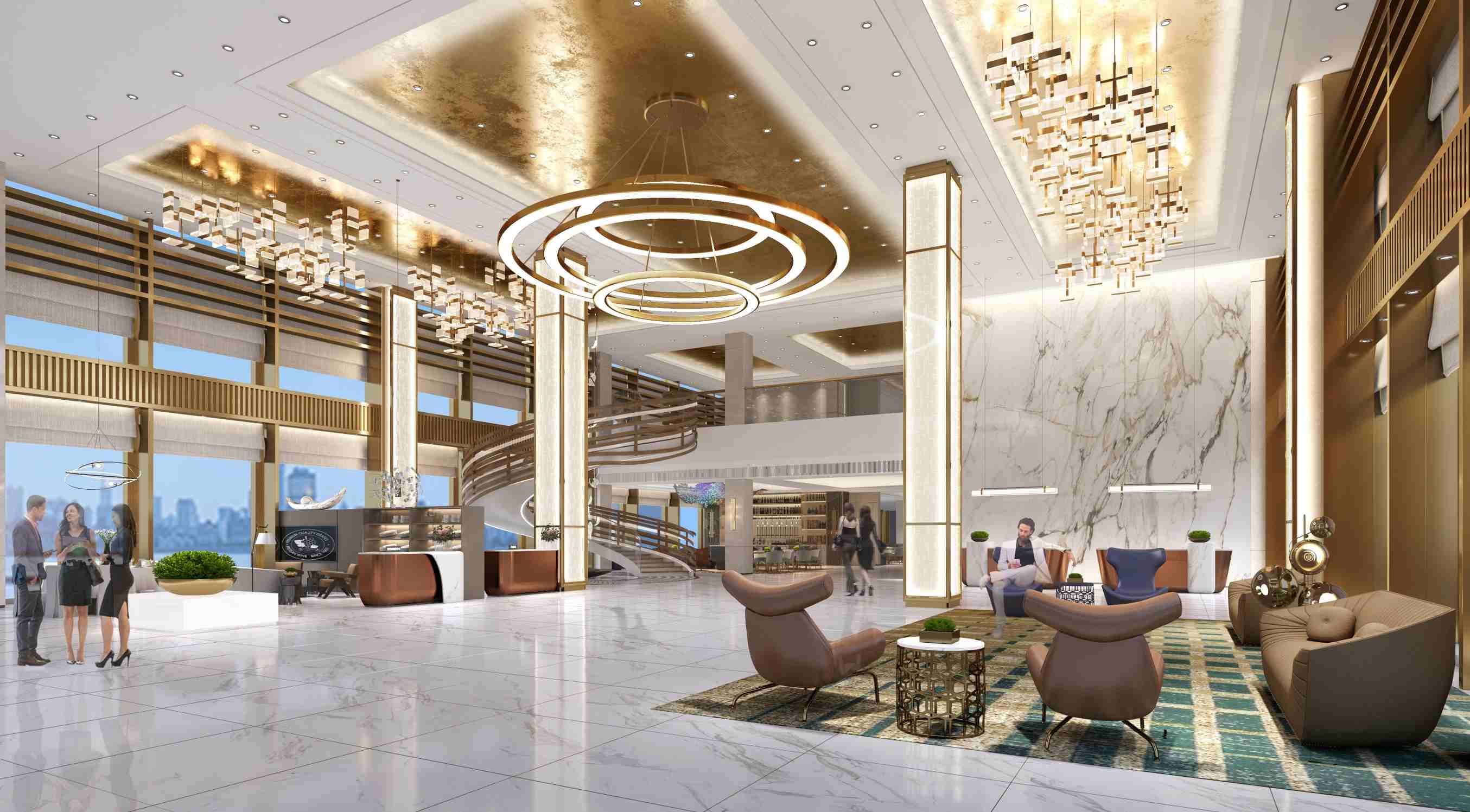 甘肅臨夏鵬悅酒店丨現代設計，大氣清雅